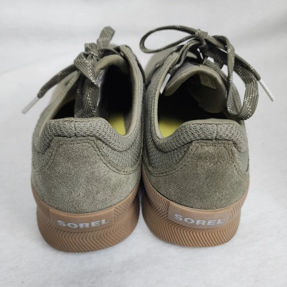 Sorel Out 'N About III Low NL4090-365 Womens 10 Sneakers Green Waterproof Shoes